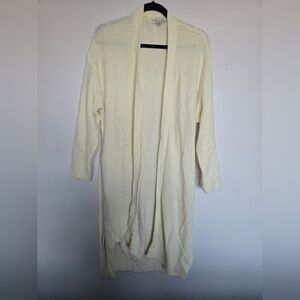 American Eagle Cream Knit Cardigan w/ Belt